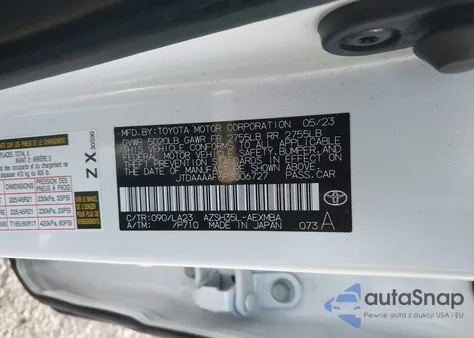 2023 Toyota Crown Limited из США, поврежденный, VIN JTDAAAAF6P3006727